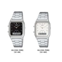 CASIO ของแท้ รุ่น AQ-230A สีsilver