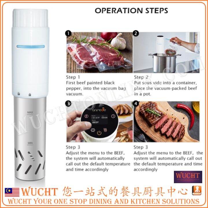 【WUCHT】AnchorChef Sous Vide Thermal Immersion Sous Vide Machine
