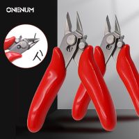 ONENUM Mini Diagonal Pliers 3.5 Inch Multifunctional Cable Cutter Small Soft Cutting Electronic Nipper Stainless Steel Hand Tool Wires Leads Adapters