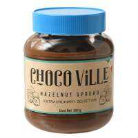 [Best Promotion] CHOCOVILLE Hazelnut Chocolate Spread 350g. ? ชอคโกวิลล์ เฮเซลนัทบดผสมโกโก้ 350 ก.