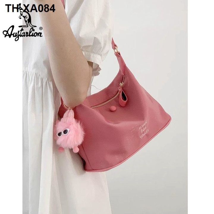 ผ้าใบไนลอนกระเป๋าผู้หญิงอินเทรนด์เกาหลี-อเนกประสงค์ไหล่-messenger-tote