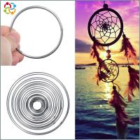 SDG หลายขนาด โลหะ รอยดี Dreamcatcher Hoop หัตถกรรม DIY แหวนจับฝัน