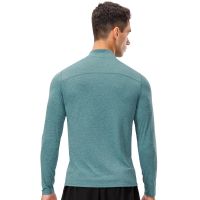 14 Zip Pullover Mens Dry Fit Long Sleeve Shirts Workout Running Long Sleeve Tops Golf Quater Pullovers Mens Athletic Gym Performance Light-Weight T-Shirts