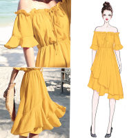 2021 New Summer Maternity Casual Dress Pregnant Woman Sleeveless Ruffle A-Line Dress Chiffon Fashion Beach Daily Cloth