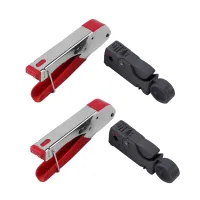 2X New Multi Compression Coaxial Cable Crimping Tool F Rg6 Rg58 Rg59 Connectors Coax Crimper Coaxial Cable Stripper