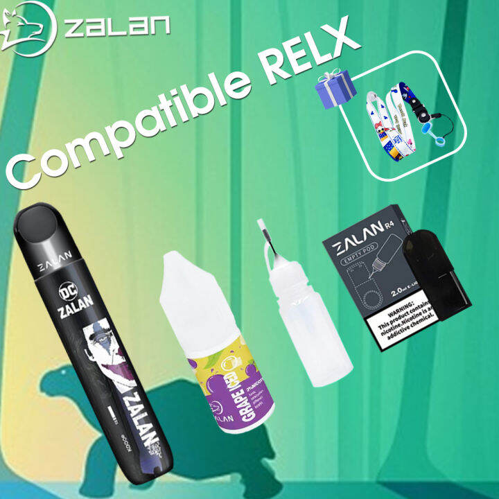 ZALAN vapesmoke Original 5 in 1 pods device Refillable set with Lanyard