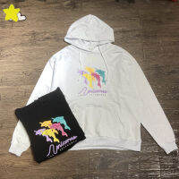 Vetements Hoodies ผู้ชายผู้หญิงคุณภาพสูงหลายสี Unicorn Dolphin พิมพ์รูปแบบ VTM Hooded Sweatshirts