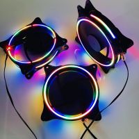 【CW】 4pin 120mm Fan Computer Case ARGB Colored LED Light Mute Cooling Radiator