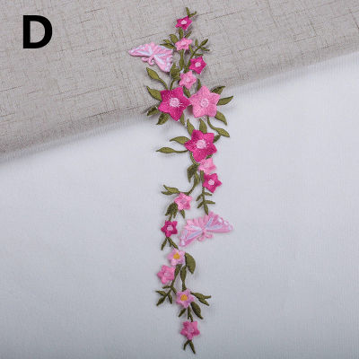 Xinyi3 1ชิ้นงานประดิษฐ์ทำด้วยตัวเองดอกไม้เย็บปักถักร้อยกาวสติกเกอร์เหล็กบนแพทช์แผ่นปะติดเสื้อผ้า