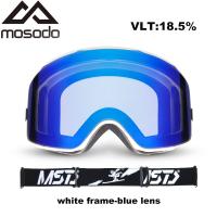 Mosodo Ski Goggles Cylindrical Design Snow Alpine Skiing Eyewear Ultra Wide Field Of Vision Men And Women Ski Glasses