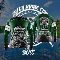 [In stock] 2023 design print baju pancing 3d full sublimation green edition &amp; red edition mens tshirt long sleeve，Contact the seller for personalized customization of the name