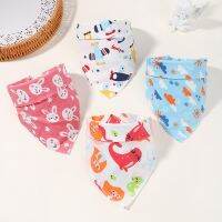 【YD】 1PC Baby Bibs Infant Burp Cloths Newborn Feeding Drool Bandana Saliva Cartoon Soft Bib Safety Protection Accessories