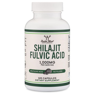 shilajit fulvic acid 1,000 mg by Double Wood  (120 capsules)