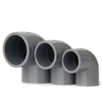 ◙✤✗ 20mm 25mm 32mm 40mm 50mm ID Gray 90 Degree Elbow PVC Tube Joint Pipe Fitting Coupler Water Connector For Aquarium Fish Tank