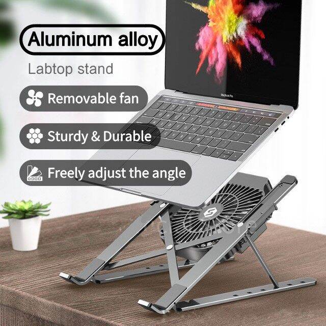 ☟Laptop Stand With Fan Aluminum Alloy Laptop Stand Laptop Cooler Laptop