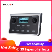 MOOER PE100 Portable Multi-effects Processor Guitar Effect Pedal 39 Effects 40 Drum Patterns 10 Metronomes Tap Tempo