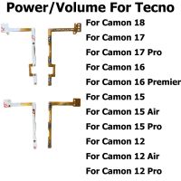 สําหรับ Tecno Camon 17 16 15 12 Air Pro Premier สวิตช์เปิดสวิตช์เปิดปิดปุ่มปิดสําหรับ Camon 18 Flex Cable