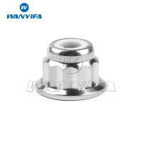 Wanyifa Titanium Nut M6 Bi Hex Flange 12 Point Nylon Lock Nuts for Motorcycle Retrofit Nails  Screws Fasteners