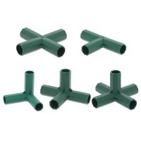 1pcs 16MM PVC Fitting Stable Support Heavy Duty Greenhouse Frame Building Connector Right Angle 3 4 5-way Connector Garden Tool Clamps