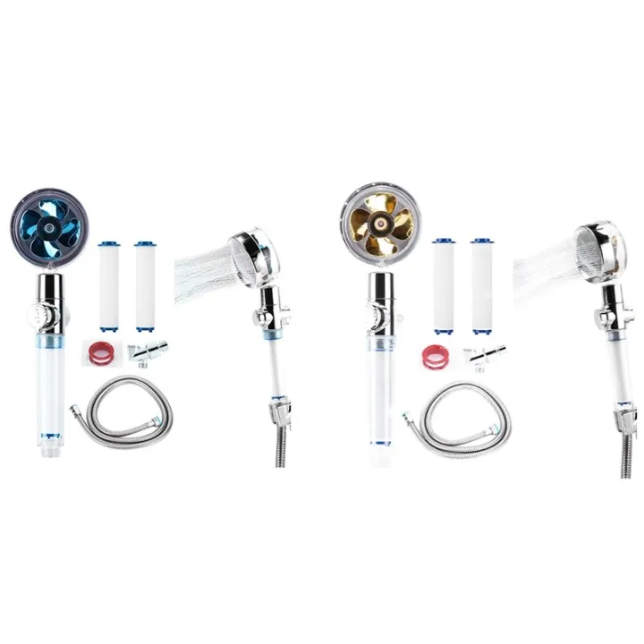 High Pressure Shower Head, Detachable Shower Head, 360掳 Rotating Vortex
