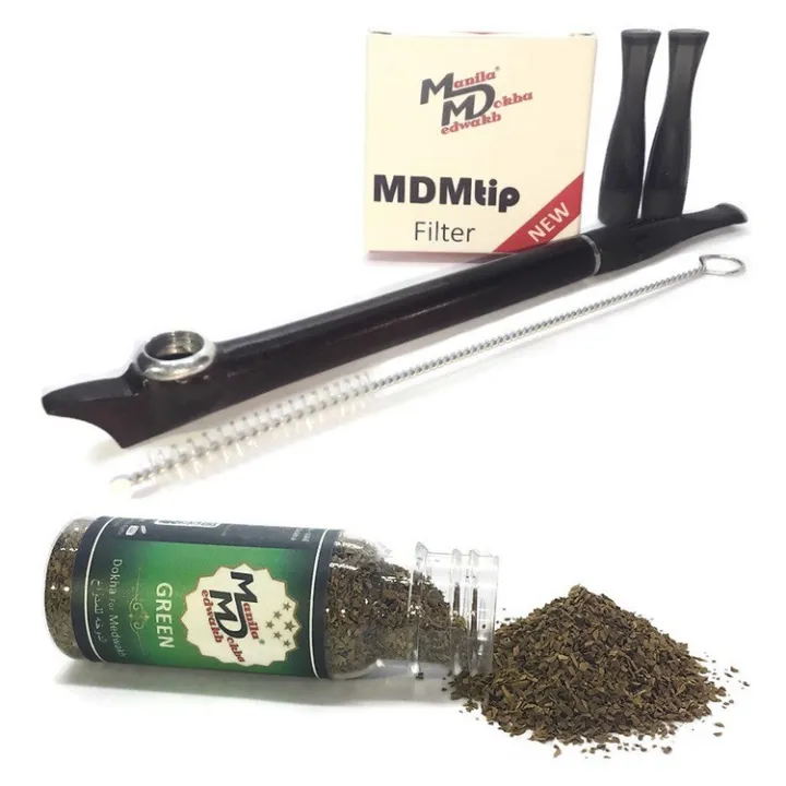 Manila Dokha Medwakh® Dokha Tobacco Medwakh Pipe Beginner Package