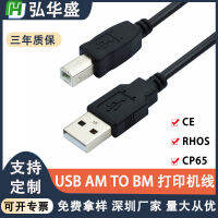 ขายตรงจากโรงงาน USB2.0 ปากสี่เหลี่ยม AM ใช่ BM สายพานทองแดงปราศจากออกซิเจน 64B สายเชื่อมต่อข้อมูลเครื่องพิมพ์ขายส่ง