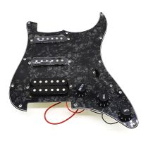 Loaded Strat Prewired St Pickguard Electric Guitar Pickup With Ceramic Picks Fits For Fender Black