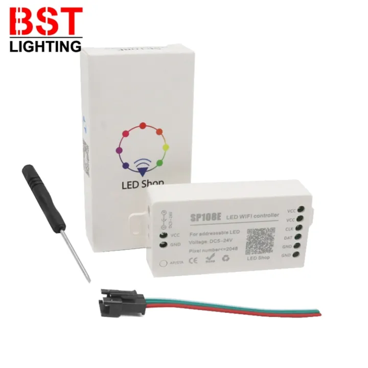 SP108E LED WIFI Controller WS2812B WS2811 WS2813 WS2815 SK6812 Etc LED ...