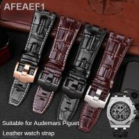 สายเอี๊ยมใช้ได้กับ Aibiap Royal Oak Jf15710/15703/26405สายนาฬิกาหนังของแท้28มม.