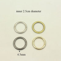 30Pcs 25mm Diecast Circle O Ring Connection Alloy Metal Strap Replacement Shoes Handbag Dog Collar Belt Buckles DIY Accessories