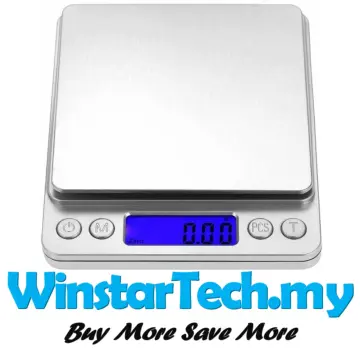 0.1G Precision LCD Digital Scale 3000G For Baking Weighing Kitchen