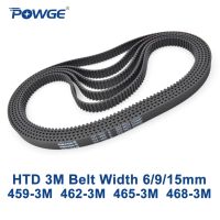 Powge Htd 3M เข็มขัดจับเวลา C = 459 462 465ความกว้าง468 6/9/15Mm ฟัน153 154 155 156ซิงโครนัส459-3M 462-3M 465-3M 468-3M M