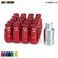 【YD】 Epman Jdm Racing Aluminum Lock Lug 20pcs 12x1.25 W/Key Aftermarket Nuts AF-E650H-1.25