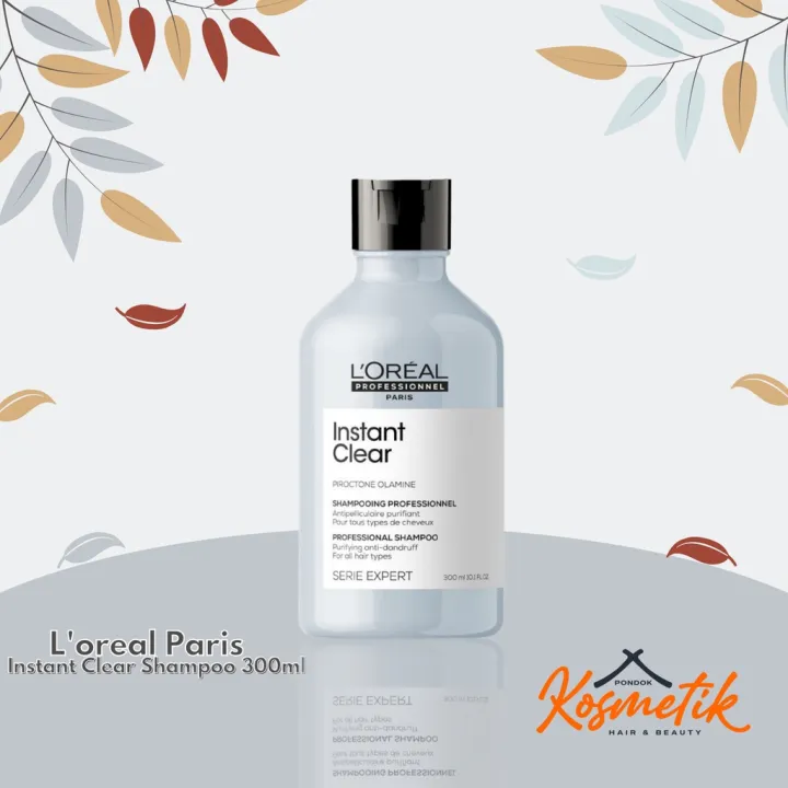 LOREAL PROFESSIONNEL SERIE EXPERT INSTANT CLEAR SHAMPOO 300ML ANTI DANDRUFF / KETOMBE Lazada