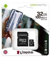 Micro SD 32GB Kingston (SDCS, Class 10) ประกัน synnex ของแท้ 100%