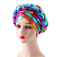 Latest Aso Oke Auto Gele Headtie 2021 Already Handmade African Cap Nigerian Wedding Women Braid Turban Muslim Hat