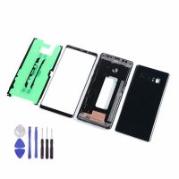 【✔In stock】 SRFG SHOP กรอบโลหะสำหรับ Samsung Galaxy Note 8 N950 N950f,เลนส์กระจกหน้ากระจกฝาหลังแผงหน้าจอสัมผัสกรอบโลหะ