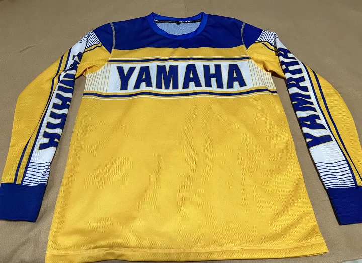 Yamaha Vintage Retro Motorcycle Jersey Long Sleeves Lazada PH