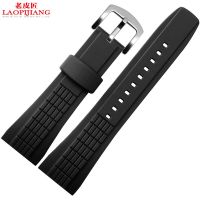 For Men Watches Accessories Quality Silicone Strap 26Mm Black Taking Up Foundations Rubber Thong M Applicable Velatura Series
