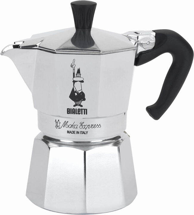 Bialetti Moka Express 1Cup (2 Oz 60 Ml) Aluminum Stovetop Espresso