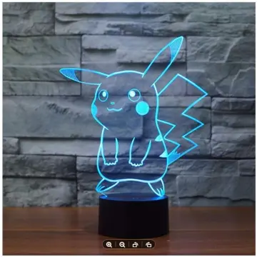 Pokemon lamp led light GAMER GAME DECORATION HOME LED POKEMONGO 3D