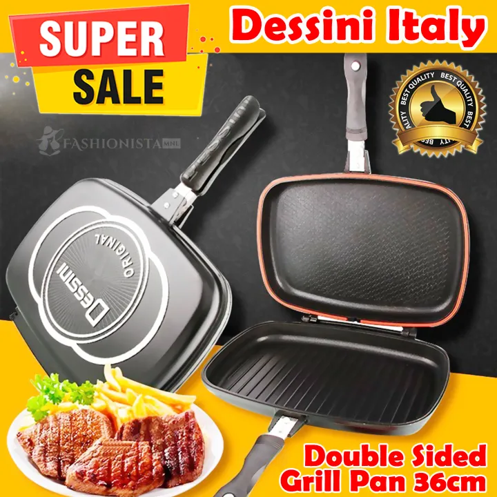 High Quality Dessini Italy Double Sided Grill Pan 36cm Lazada PH