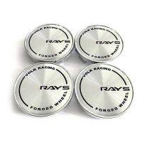 Style 4pcs 54mm Rays  Center Caps Hub Caps for Rays Wheel