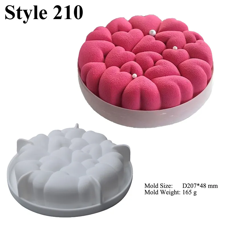 Online Shop SHENHONG Various Shapes Mousse Cake Mold Decorating