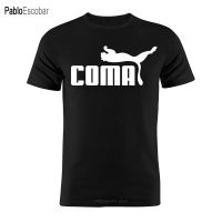 [หรูหรา] เสื้อยืดผ้าฝ้าย Unisex Coma ตลกล้อเลียน Geek ของขวัญ Tee