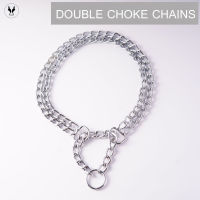 โซ่สุนัขพันธุ์ใหญ่ โซ่แสตนเลสสุนัข โซ่สุนัข รุ่นDouble choke chains