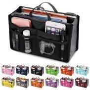 Organizer Insert Bag Women Nylon Travel Insert Organizer Handbag Purse