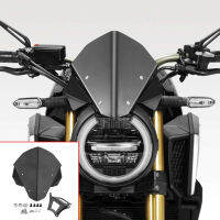 กระจกรถจักรยานยนต์ Fairing ด้านหน้ากระจก Deflector Fit สำหรับ Honda CBR650R CB650R 2019+