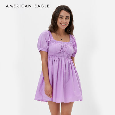 American Eagle Square Neck Mini Dress ชุดเดรส ผู้หญิง มินิ (NWDR 039-7173-669)