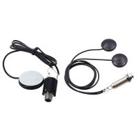 Pickup Piezo Transducer Jack for Guitar Violin Mandolin &amp; 21-INCHES Wire Length 1/4 Inch Output Jack 2 in 1 Piezo Pickup